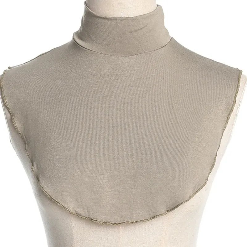 mock turtleneck blouse