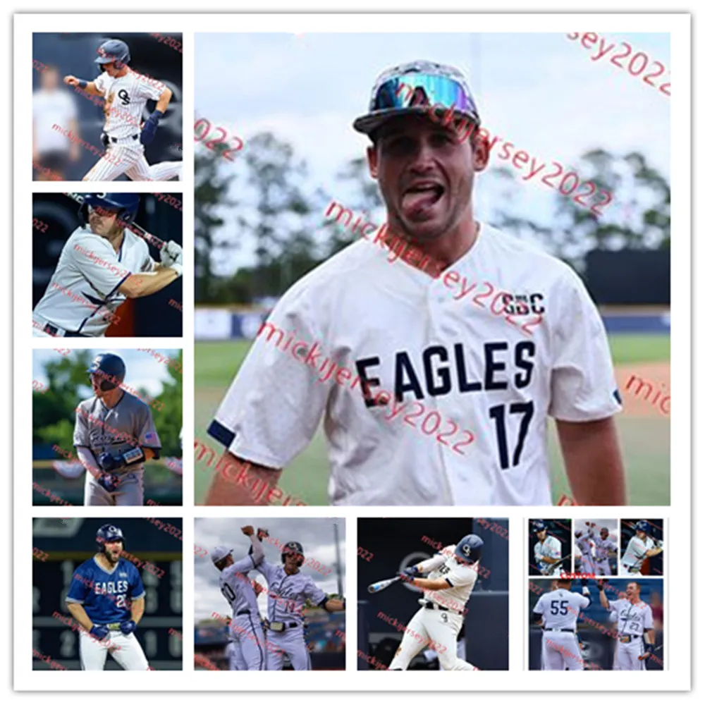 Josh Tate Georgia Southern Eagles Baseball Jersey Kent Schmidt 29 Sean White 4 Luke Odden 9 JD Kaiser 16 Jonathan Jaime Georgia Southern Jerseys cousus sur mesure