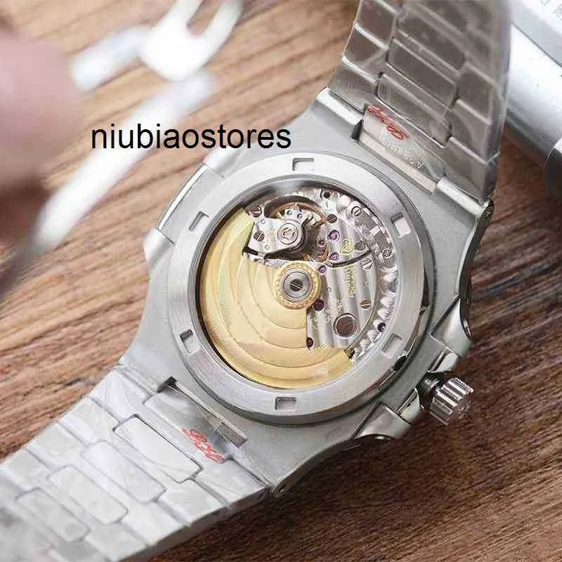 Nautilidae pp5711 Svizzera orologio meccanico automatico con diamante all'interno di stelle stellata Essence cinghia d'acciaio orologi da polso impermeabile designer di lusso C6MQ