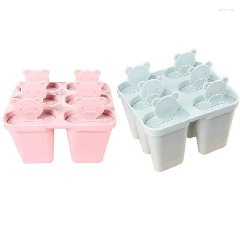 Bakvormen 12 stuks Cell Freeze Ice Cream Mold Popsicle Maker Lolly Mold Tray Pan Keuken DIY Tool