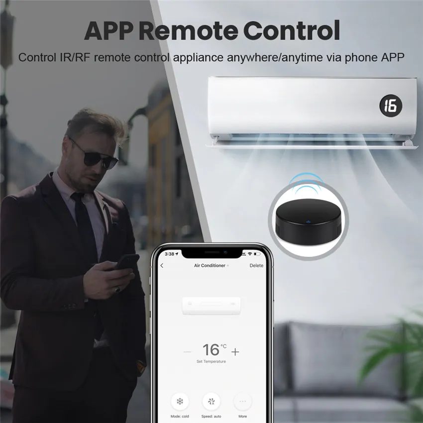 Tuya IR WiFi Remote Control Smart Universal Infrared RF Smart Home ...