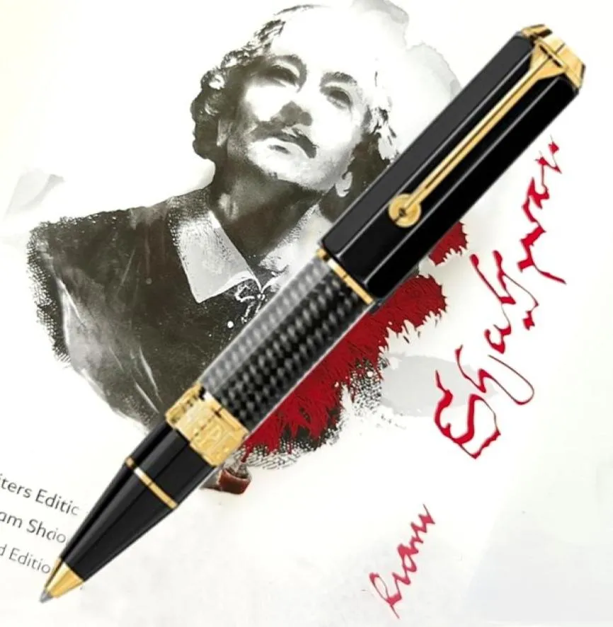 Luxury Limited Edition William Shakespeare Ballpoint Pen School Office Stationery unika design Kolpennor med serienummer9413027