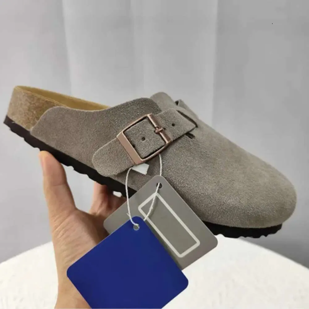 Designer Clogs tofflor för män Kvinnor Tyskland Slides modeslong Sliders Summer Beach Sandaler loafer toffel Suede Snake Leather Buckle Slide dw Dw