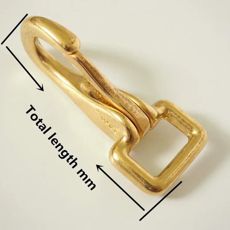 Solid Brass Snap Hook Heavy Duty Trigger Clip, Bag Clasp, Dog