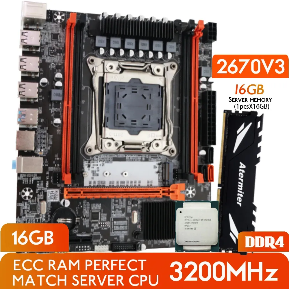 Save Big on Bulk Ddr4 Ecc Motherboard DDR4 Motherboard CPU Combo Set: High  Performance Server Board With Powerful Processor And 16GB ECC Memory Best 