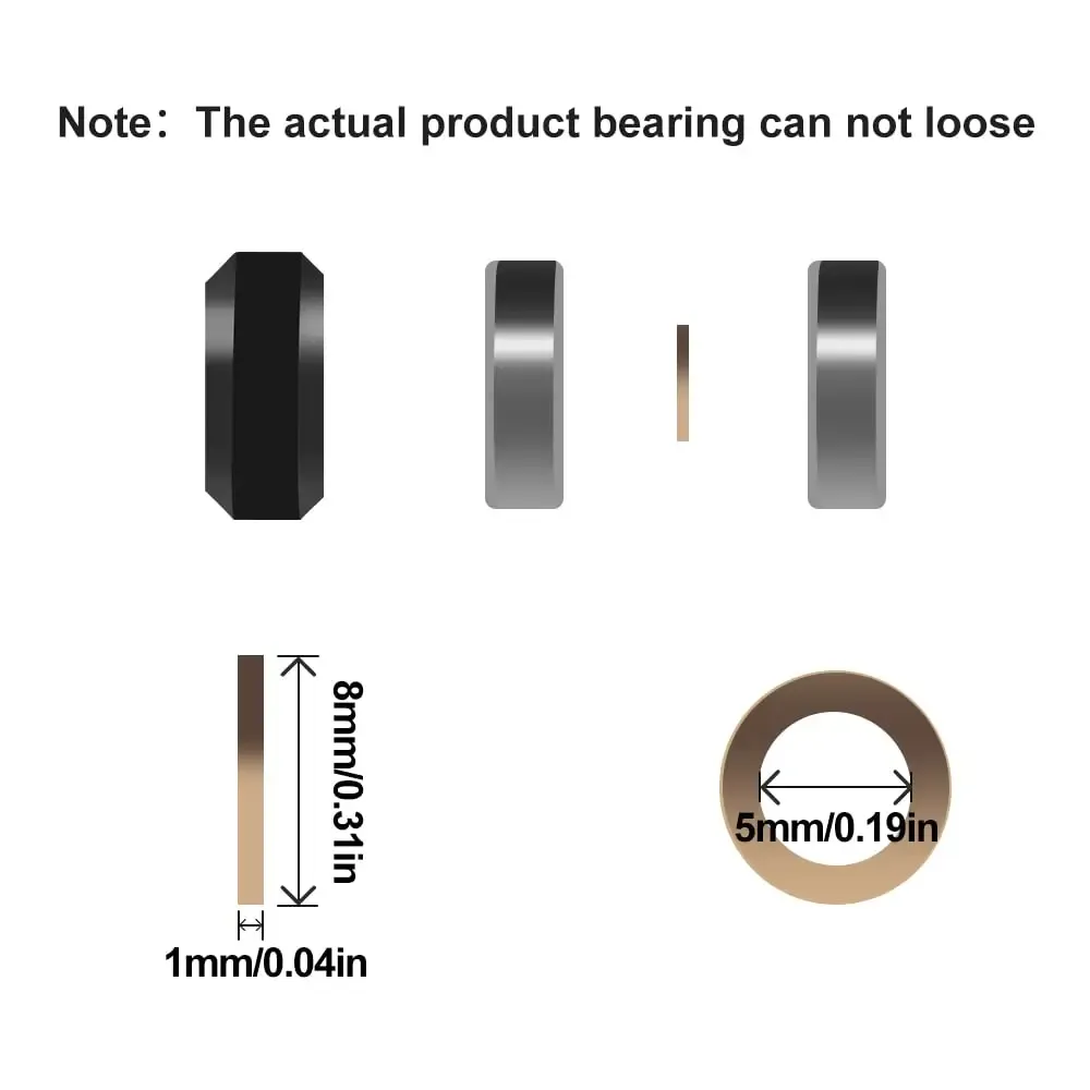 SQXBK Lot De 6 Roues à Fente En V Pour Imprimante 3D, Rouleau