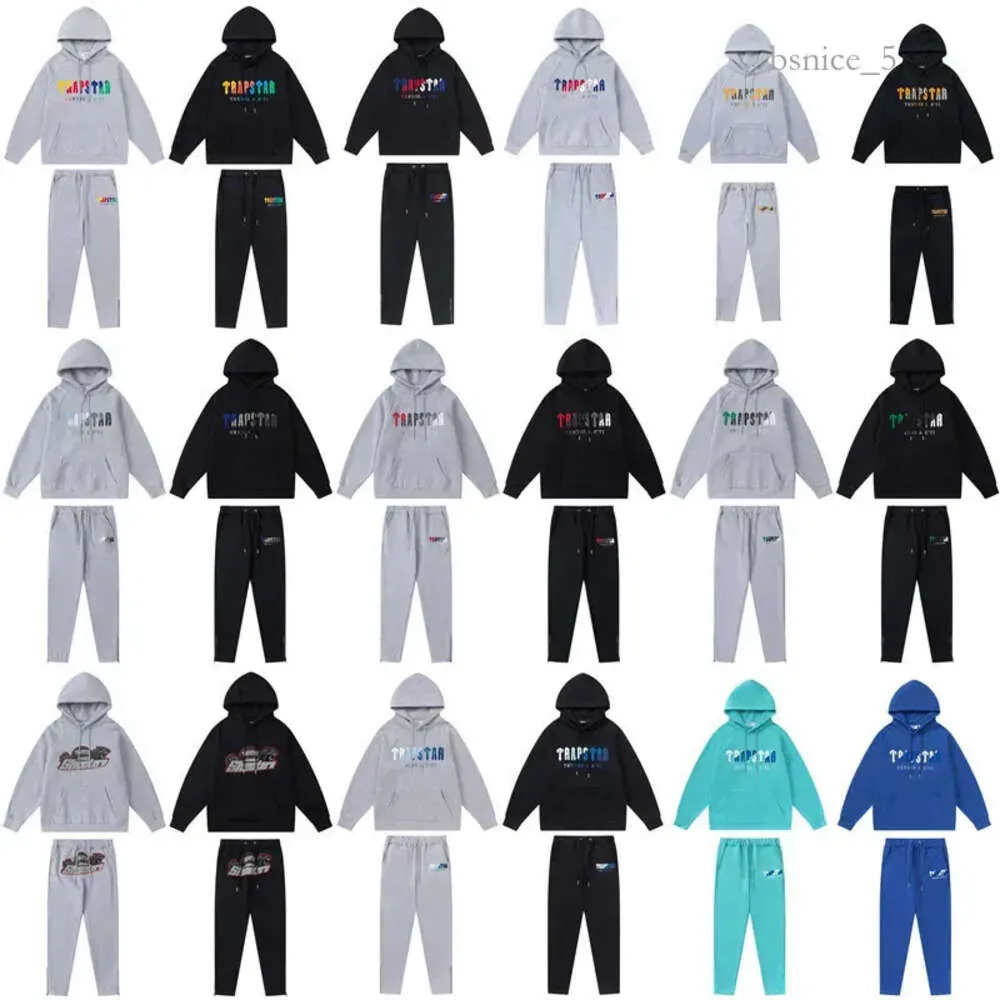 2023SSS Herren -Tracksuits Casual hochwertige gestickte Männer Frauen Hoodie Trapstar London Shooters Kapuzentracksuit Designer Sportswear Pullovers Tiger Hoodie 930