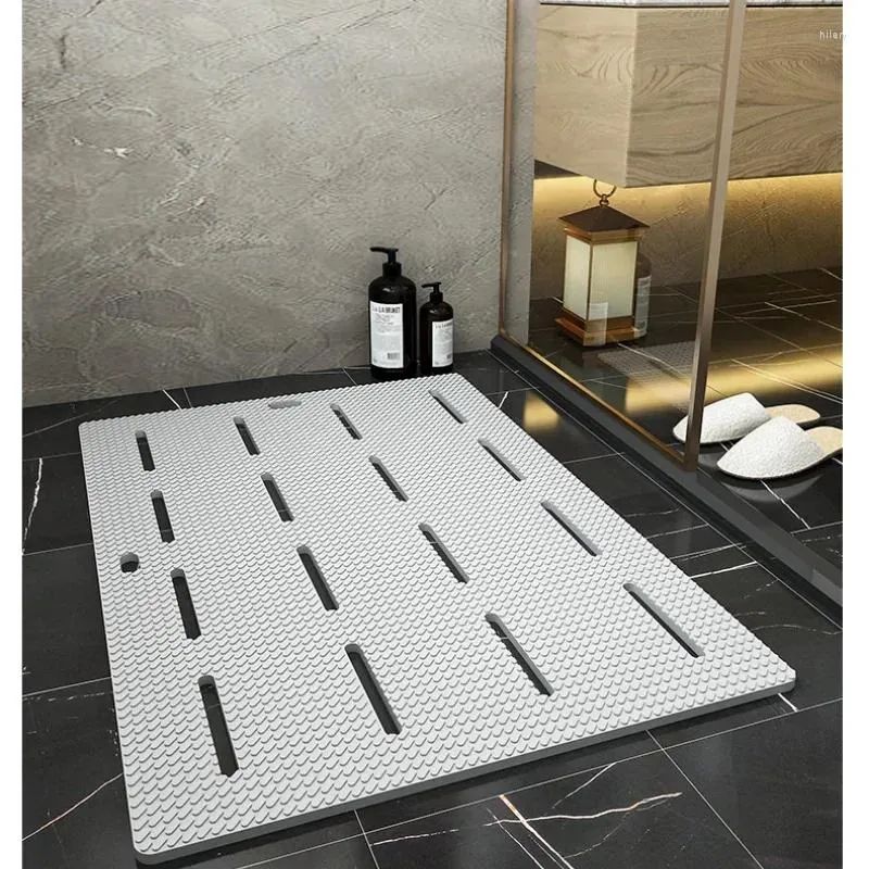Bath Mats Non-slip Bathroom Mat Safety Shower Plastic Massage Pad Carpet Floor Drainage Suction Cup