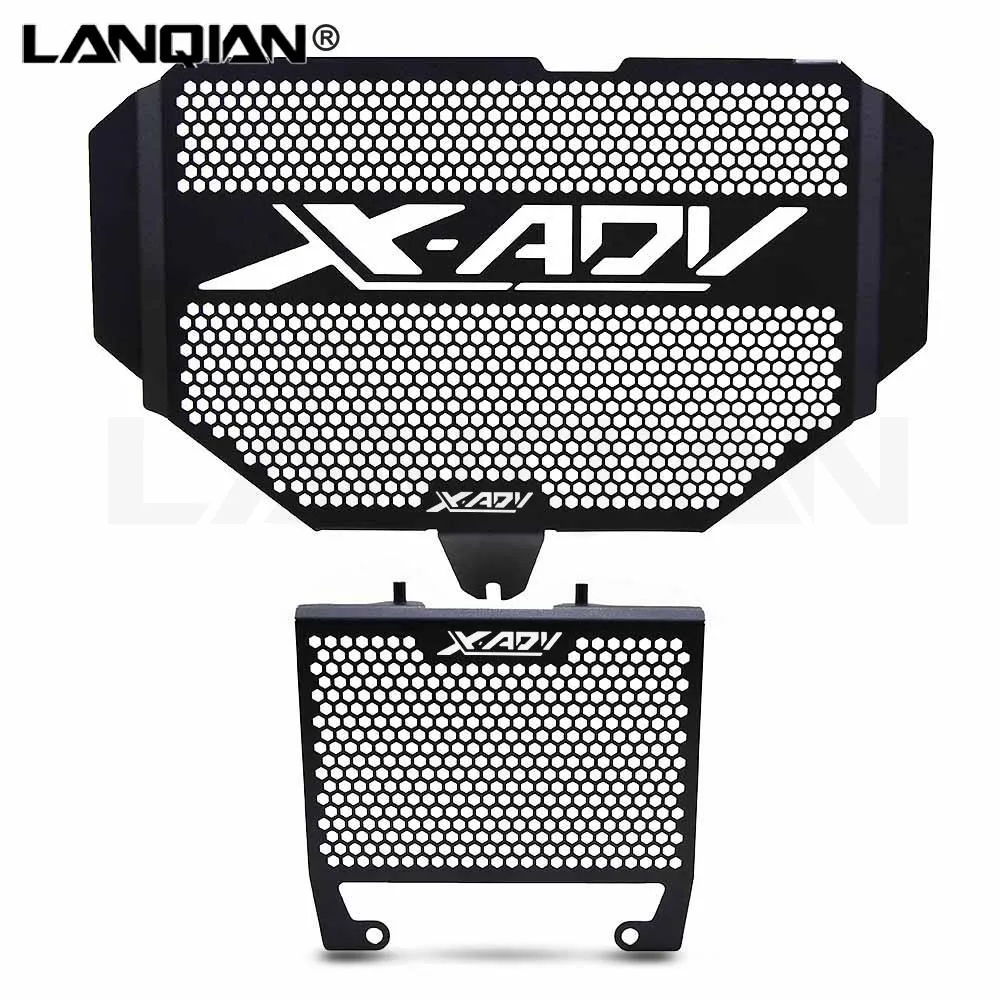 Grille Protection Radiateur Moto Pour XADV 750 Et Forza 750 2020-2021 - Acier Inoxydable Noir