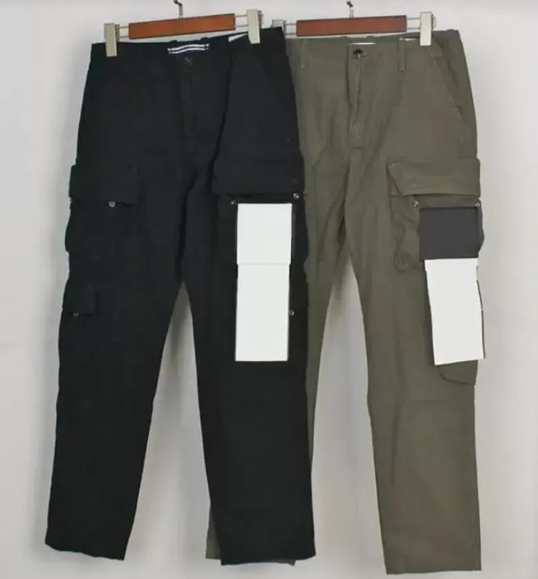 2024 StonesIsland Hohe Qualität Abzeichen Patches Herren Kleidung Marke Designer Luxus Neue Stil Hose Mode Buchstaben Jogger Hosen Cargo Hosen reißverschluss Lange Sport Hosen