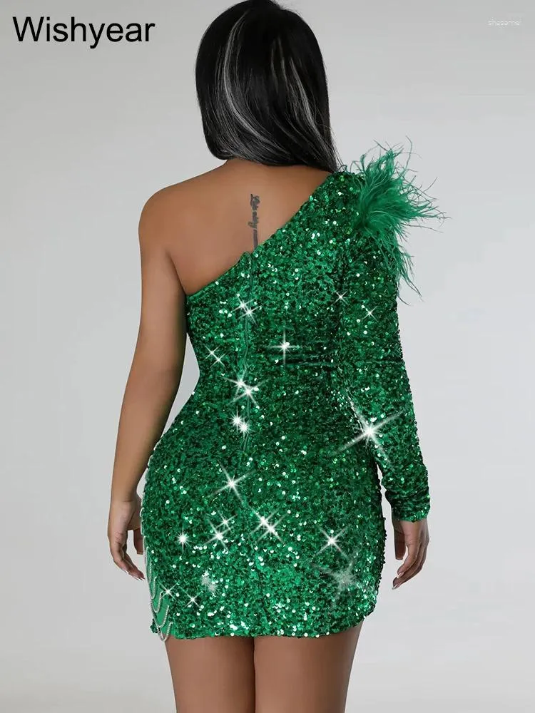 Casual Dresses Wishyear Sexy Sequin Glitter Birthday One Shoulder Bodycon Mini Dress For Women Feather Long Sleeve Slit Party Night Club from Dhgate Basic & Casual Dresses - price 40.32 Casual Dresses Wishyear Sexy Sequin Glitter Birthday One Shoulder Bodycon Mini Dress For Women Feather Long Sleeve Slit Party Night Club from Dhgate Basic & Casual Dresses - price 40.32