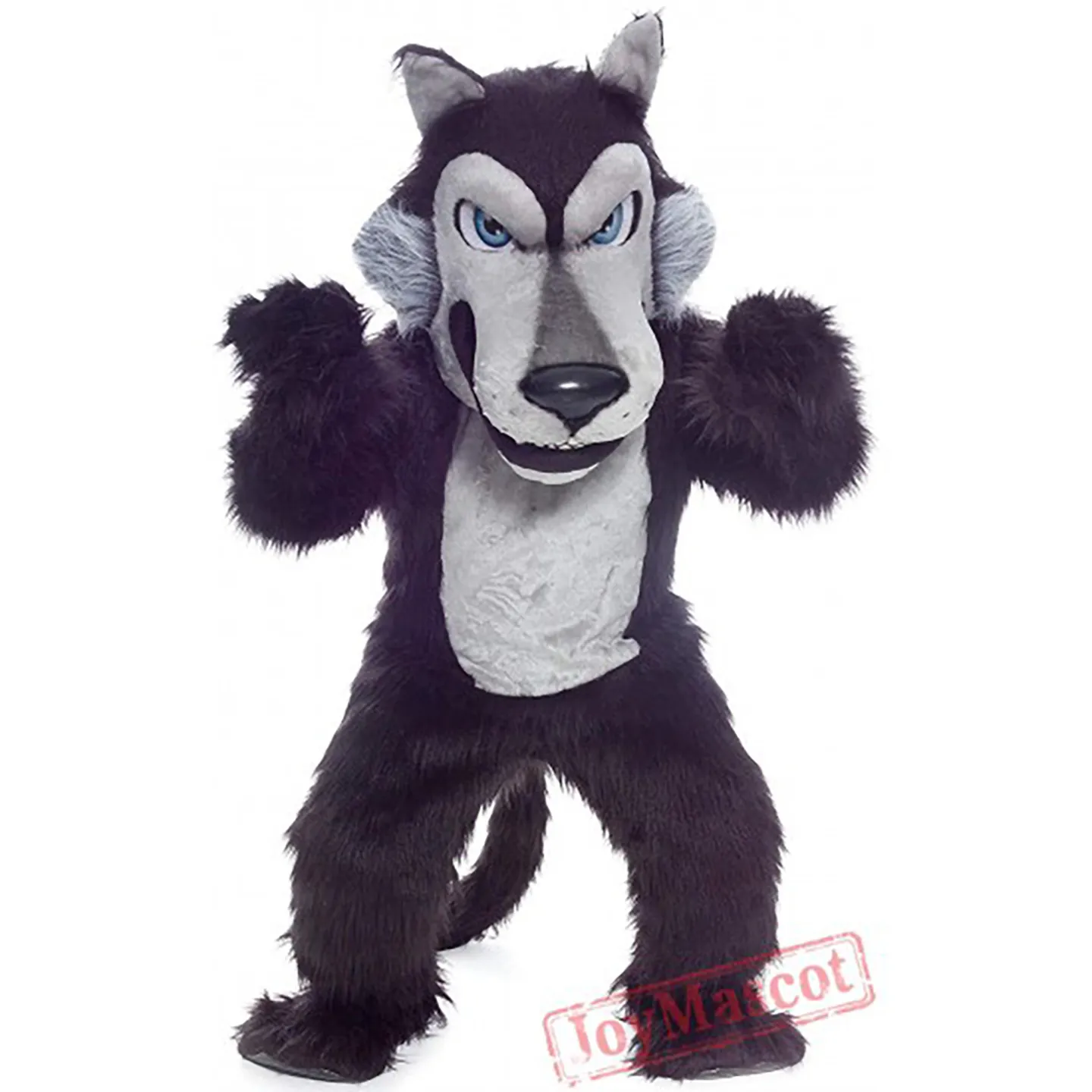 halloween zwarte wolf mascotte kostuum stripfiguur outfits pak kerst carnaval unisex volwassenen carnaval verjaardagsfeestje jurk