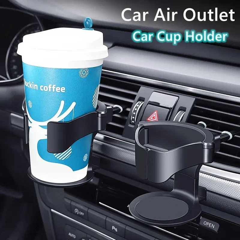 2024 New Car Air Vent Drink Cup Bottle Holder AUTO Car Truck Portabottiglie d'acqua Stand Tazza auto Rack bottiglia d'acqua auto Posacenere