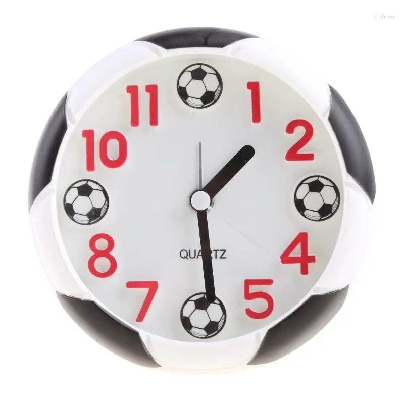 Orologi Accessori Orologio analogico per sveglia rotonda creativa Calcio Bambino Bambino