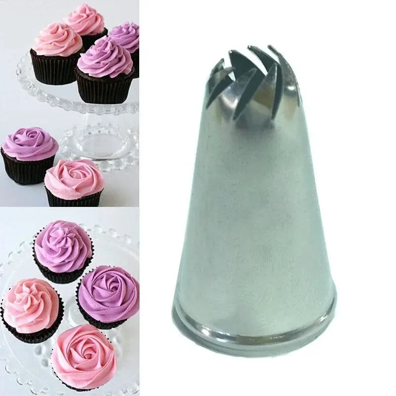 Stainless Steel Drop Flower Tips Cake Nozzle Cupcake Sugar Crafting Icing Piping Nozzles Molds Pastry Tool Free Shippingfor Stainless Steel Cake Nozzles