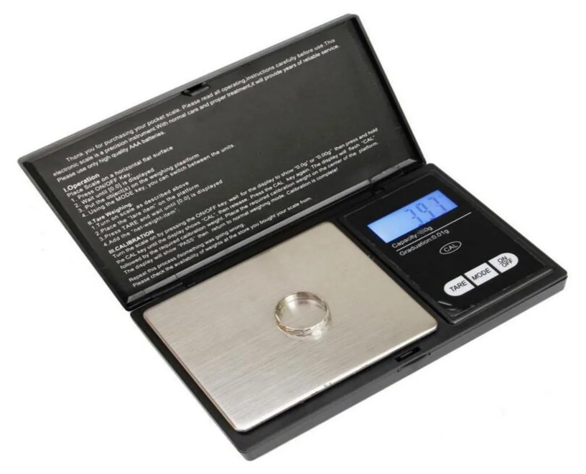 001 x 200g Mini Precision Digital Scales for Gold Sterling Silver Scale Jewelry Balance Weight Electronic Pocket Scales OOA34691842726