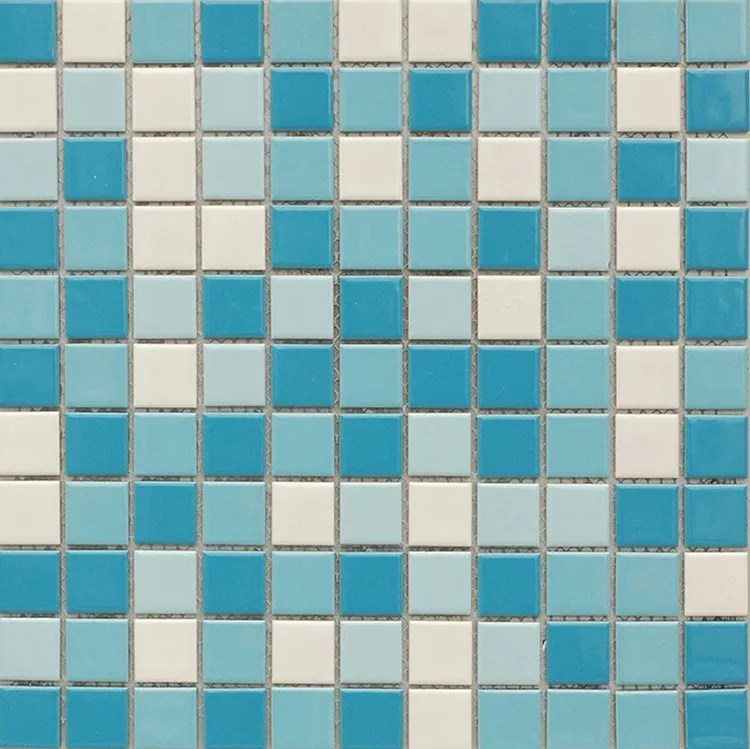 Ceramic Glazed Mosaic Background Wall Blue Pool Swimming Pool Bathroom Kitchen Fish Pond Garden Landscape Tile