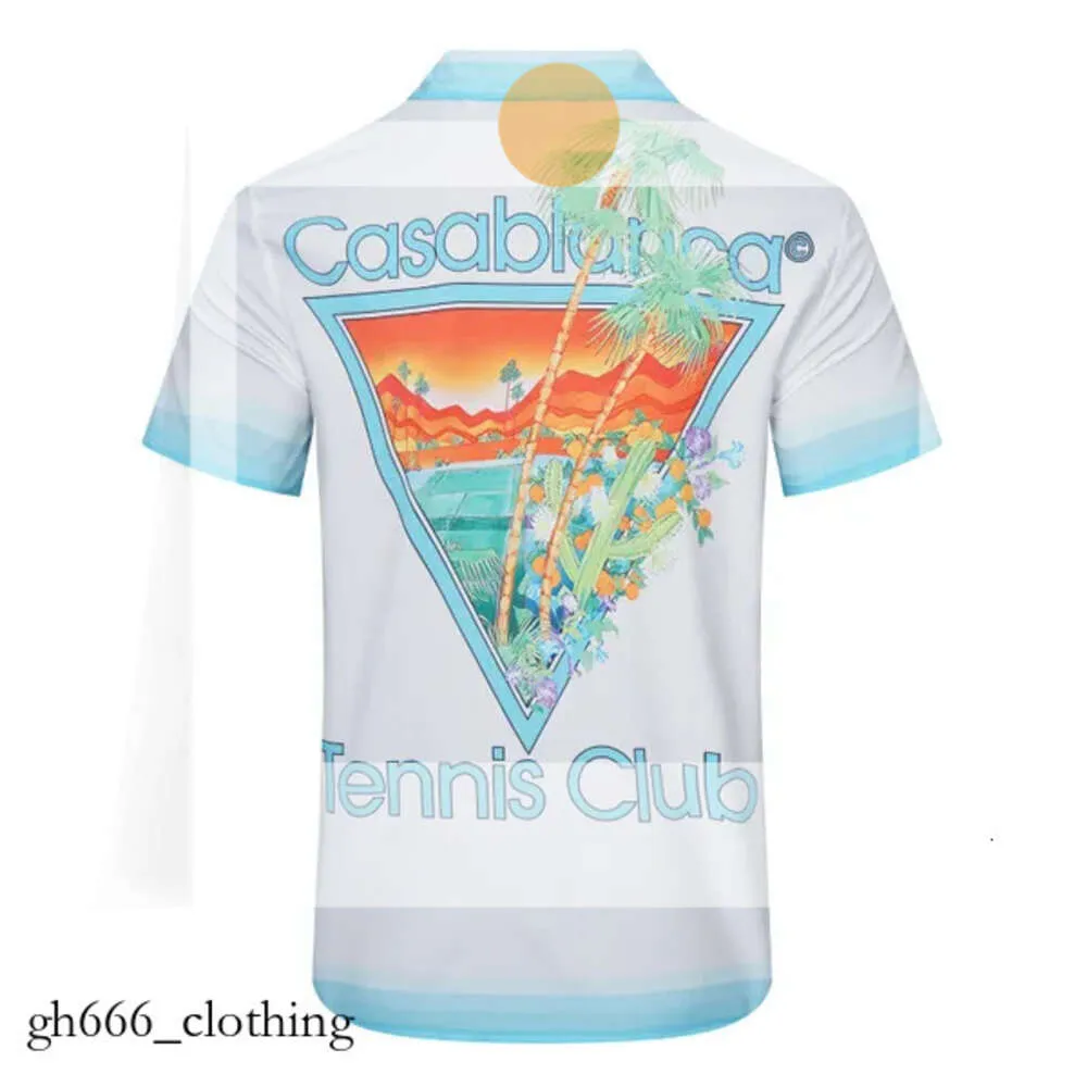 Casa Blanca Casablanc Shirt T-shirts Casablanca T-shirts Herenshirt Dames T-shirt SML Xl 2023 Nieuwe stijl kleding Heren Designer Graphic Tee 174