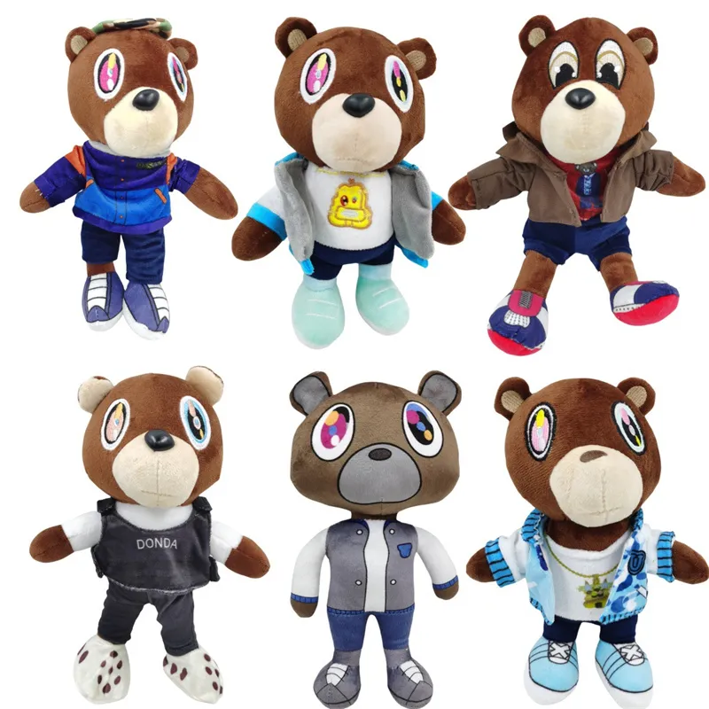 2024 Bulk Wholesale Stuffed Anime Plush Toys Animal Teddy Bear Pillow Toys Home Decor 6 Style 25cm Sent By Sea