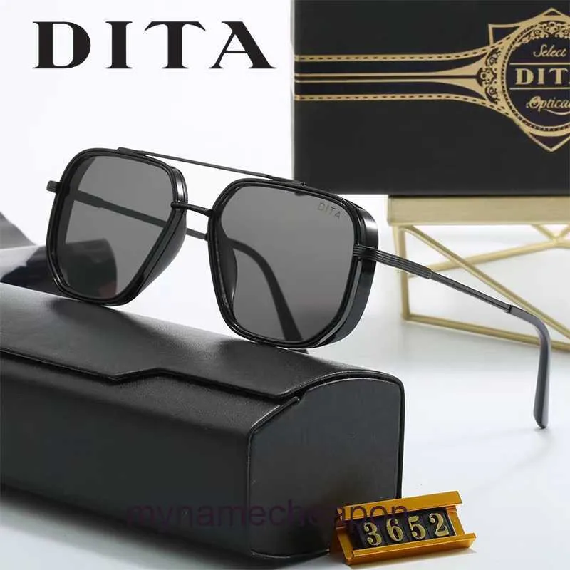 Lunettes de soleil haut de gamme DITA Tita Nouvelles lunettes de soleil de conduite Lunettes de protection UV extérieures Lunettes de soleil Fashion Street Photo avec vrai logo