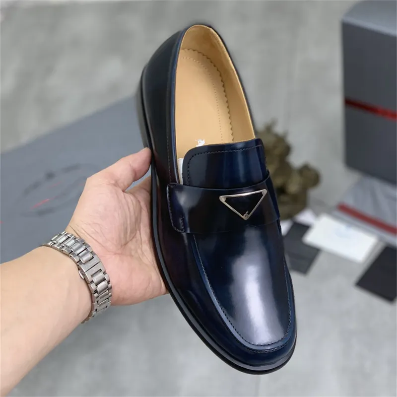 Italian Luxury Men's Loafers Casual Shoes Leather Classic Low-Cut Embossed Oxford Comfortable Italian Designer Dress Mens Business Man Plus Size 38-45