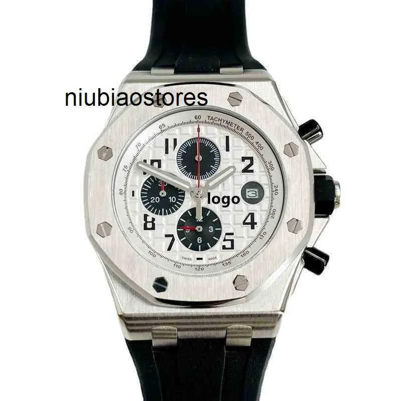 End Custom hochwertige Uhr Uhr 316L Größe 42mm Bewegung Cowhide Gurt Offshore -Serie Designer wasserdichte Armbanduhren voller Edelstahl