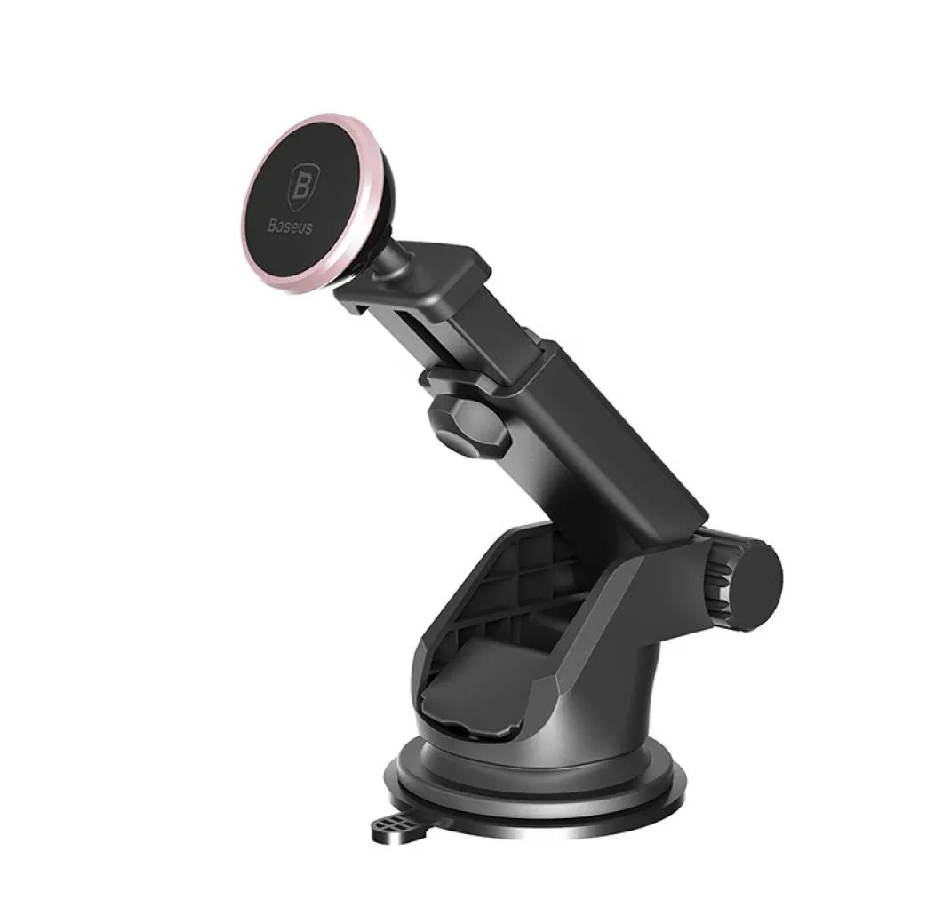 Baseus suporte telescópico magnético para telefone para carro, suporte 360 ajustável para gps, suporte para telefone universal 9008499