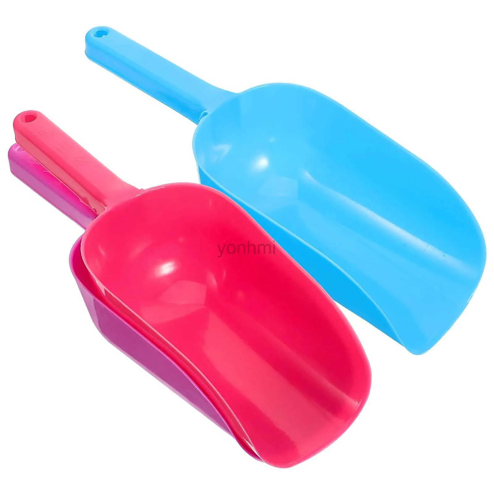 Sand Play Water Fun 3 PCS Beach Flat Head Snow Child Tool Barn Outdoor Toys Plast Sand Scoop för 240402