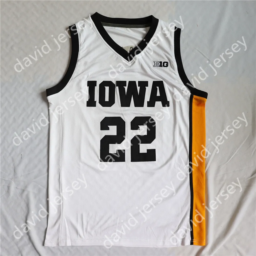 Hurtowe męskie finał cztery koszulki 4 Indiana Women College Basketball Iowa Hawkeyes 22 Caitlin Clark Jersey Home Away Yellow Black Navy Men Młodzież Dziewczyna