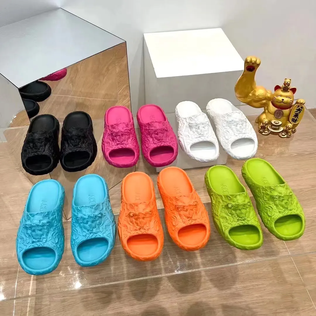 Novo estilo mens mulheres dentro de casa sapato casual chinelo ensolarado praia mocassins moda plana sliders sapatos de alta qualidade verão sandália preta designer de luxo slide sandales mules