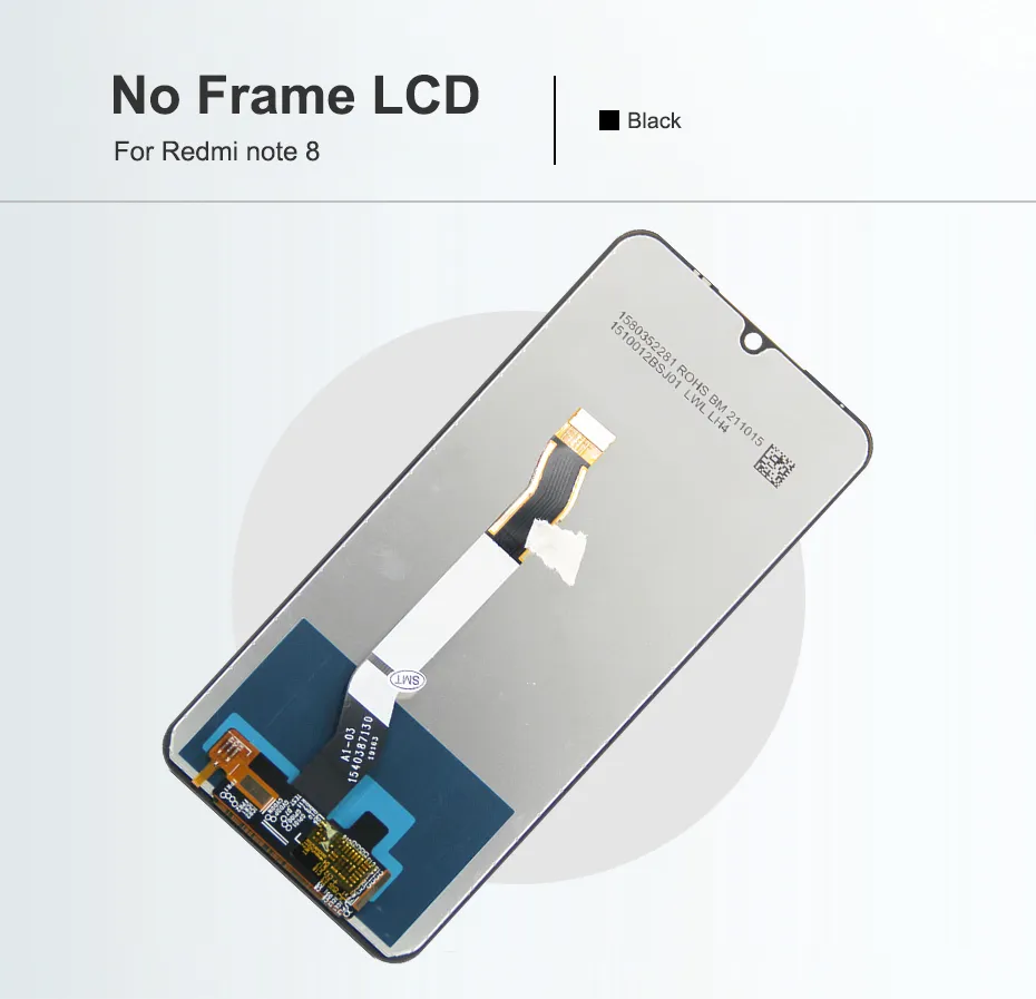 6.3 Screen For Xiaomi Redmi Note 8T M1908C3XG Lcd Display Digital