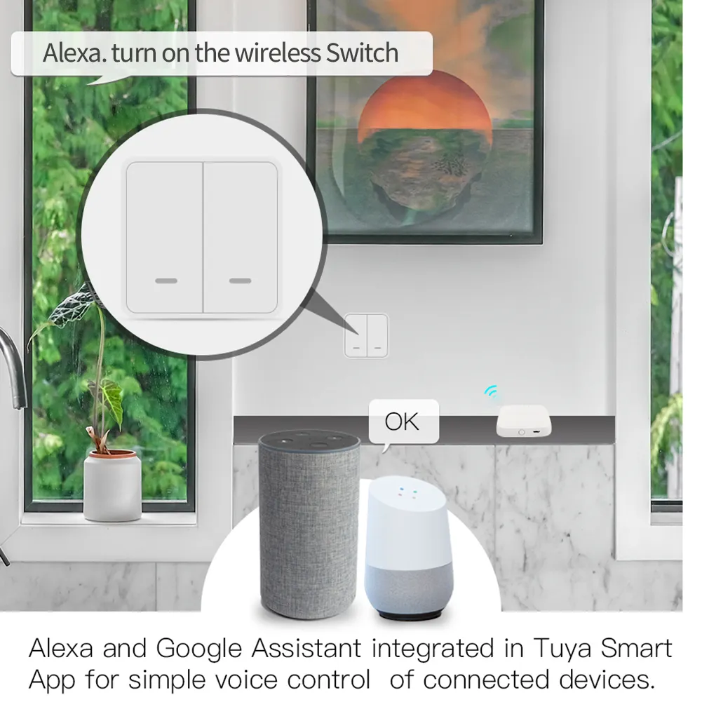tuya smart Wireless Gateway Bluetooth Mesh Compatível Com Sistema De