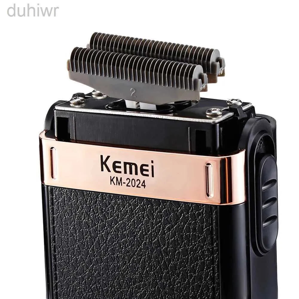 Электробритвы KEMEI KM-2024, машинка для стрижки волос, мужская бритва, триммер для бороды, мужской портативный станок для бритья, эпилятор для лица, 2442
