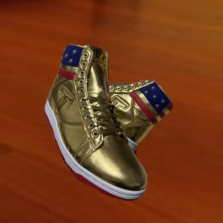 Gold high tops mens sale