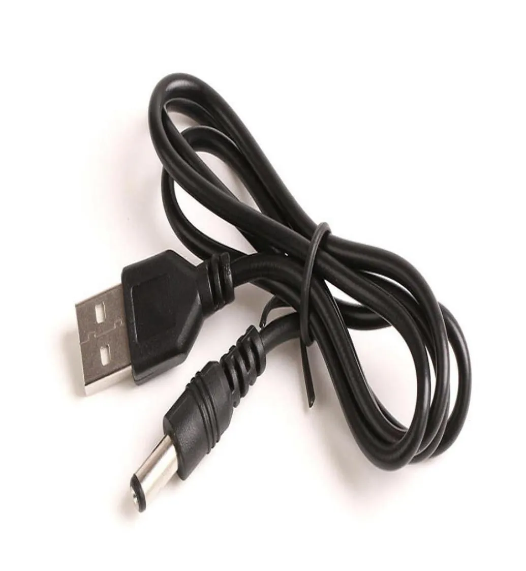 500 teile/los USB Power Ladekabel 55mm21mm USB ZU DC 5521mm Stromkabel jack5400175