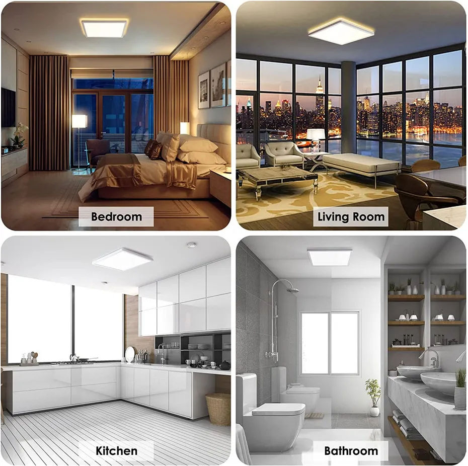 Modern Dimmable RGB Square 18w Led Panel Light For... From Ddmyfriend ...