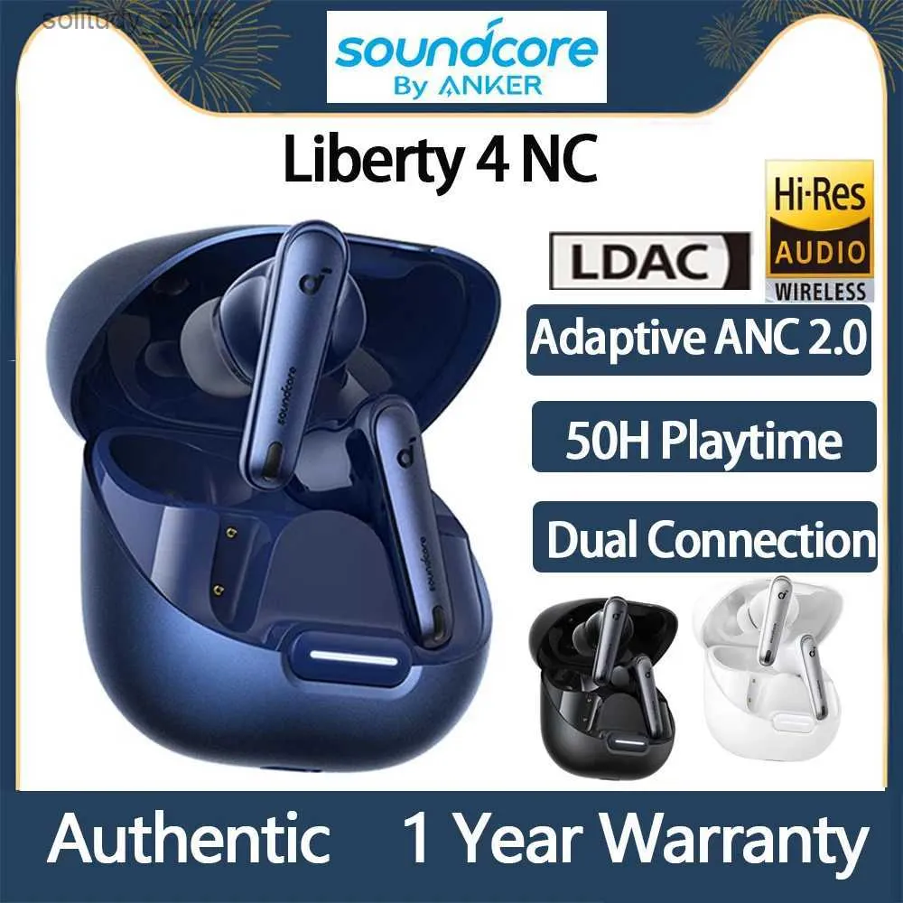 Auricolari per telefoni cellulari Soundcore di Anker Liberty 4 NC cuffie wireless con cancellazione del rumore TWS true LDAC ad alta risoluzione Q240402