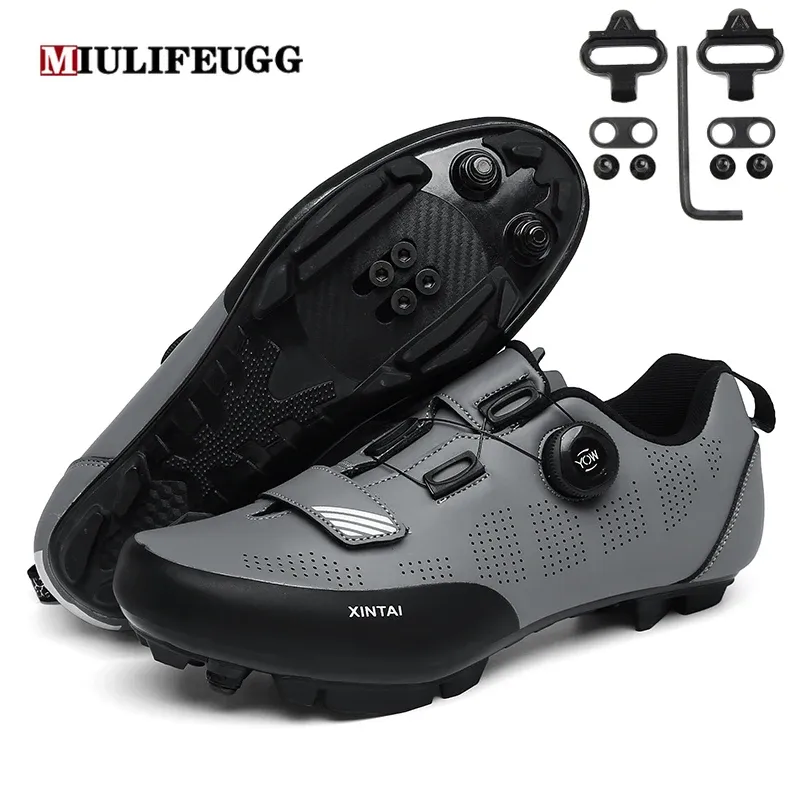 Boots Summer Cycling Sneakers Mtb With Clit Men Footwear Road Dirt Bike Racing Femme Bicycle Mountain Spee Speed Flat Shoes Cleat