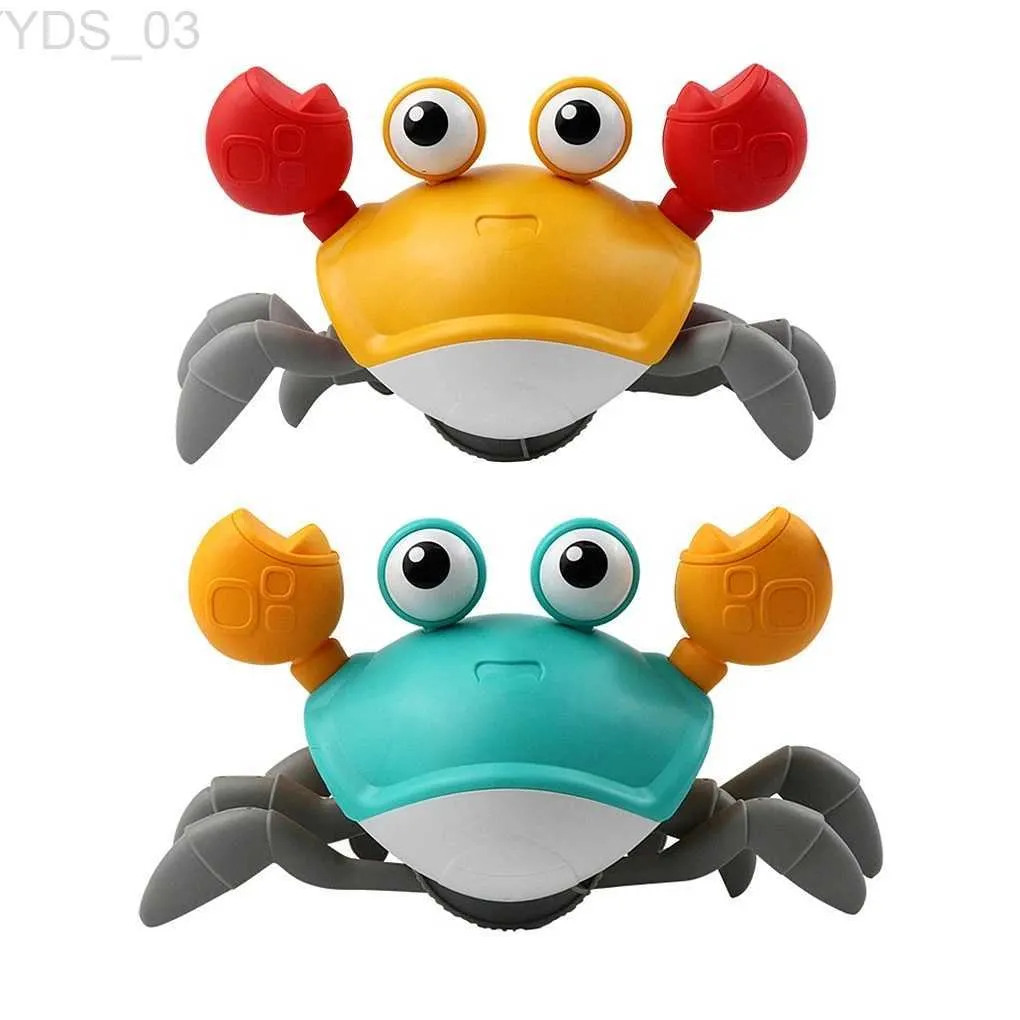 Électrique/RC animaux bébé baignoire jeu d'eau crabe jouet horloge Portable plage enfants douche accessoire tirant une ficelle pour apprendre à marcher YQ240402