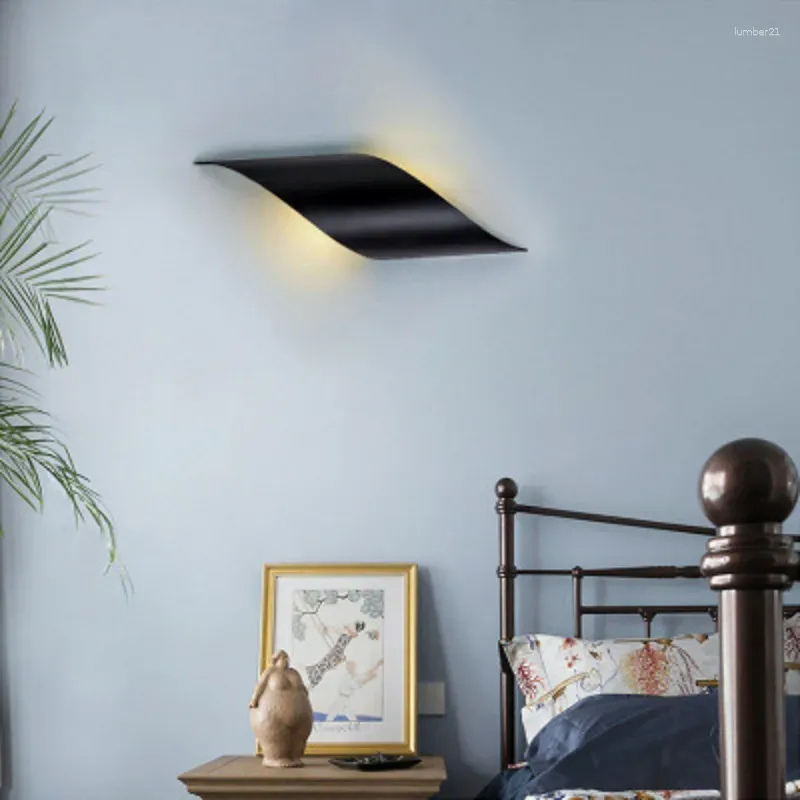 Lâmpada de parede LED moderna sala de estar corredor quarto fundo de cabeceira pode combinar luzes decorativas