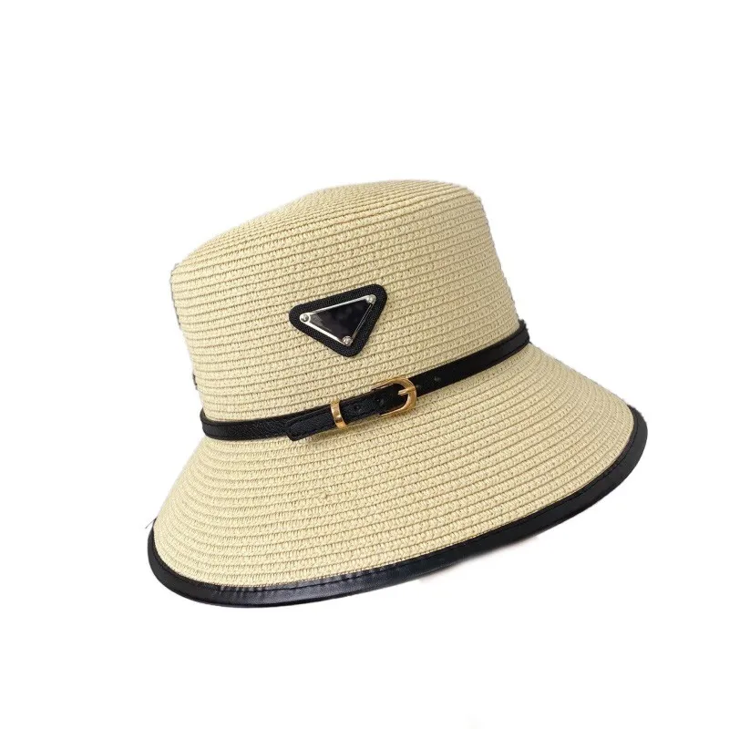 Purple Blue Straw Hat P designerskie czapki dla mężczyzn moda prostota litera drukowana wielokolorowa gorro letnia roślina na zewnątrz splot plażowy fisherman hollow pj088 H4