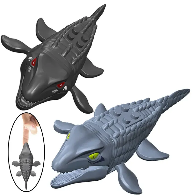 Jurassic poloroid world lego mosasaurus