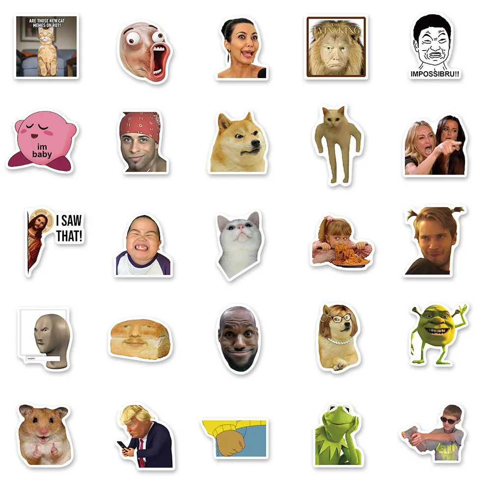 Meme Stickers For Fun: Vinyl Decals For Laptops,... From Ddmyday, $18. ...