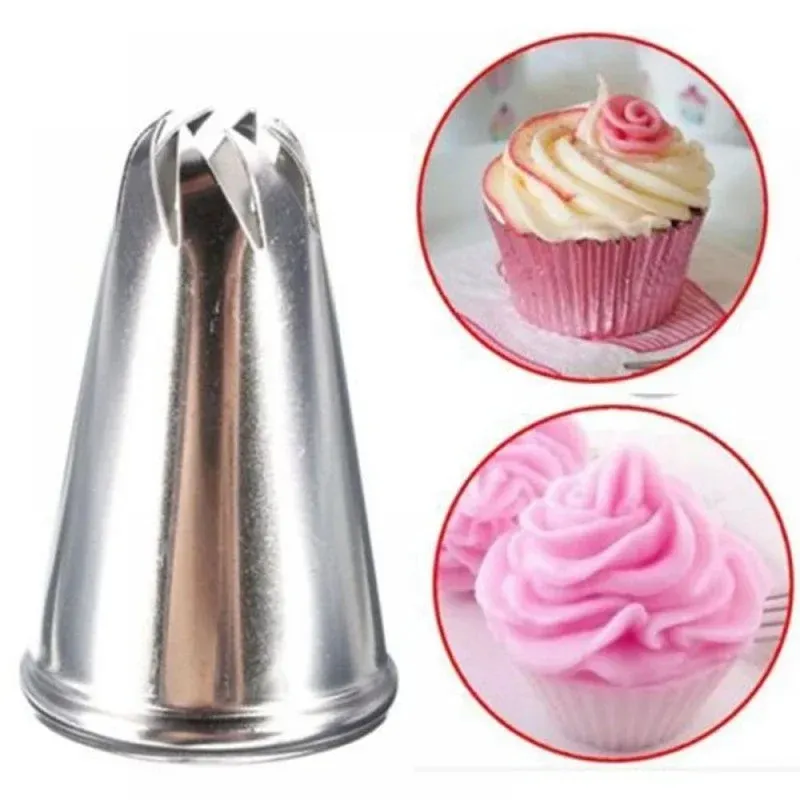 Roestvrijstalen druppelbloemtips Cake Nozzle Cupcake Sugar Crafting IJsing Piping Nozzles Molds Pastry Gereedschap Gratis verzending- Voor drop Flower Piping-sproeiers