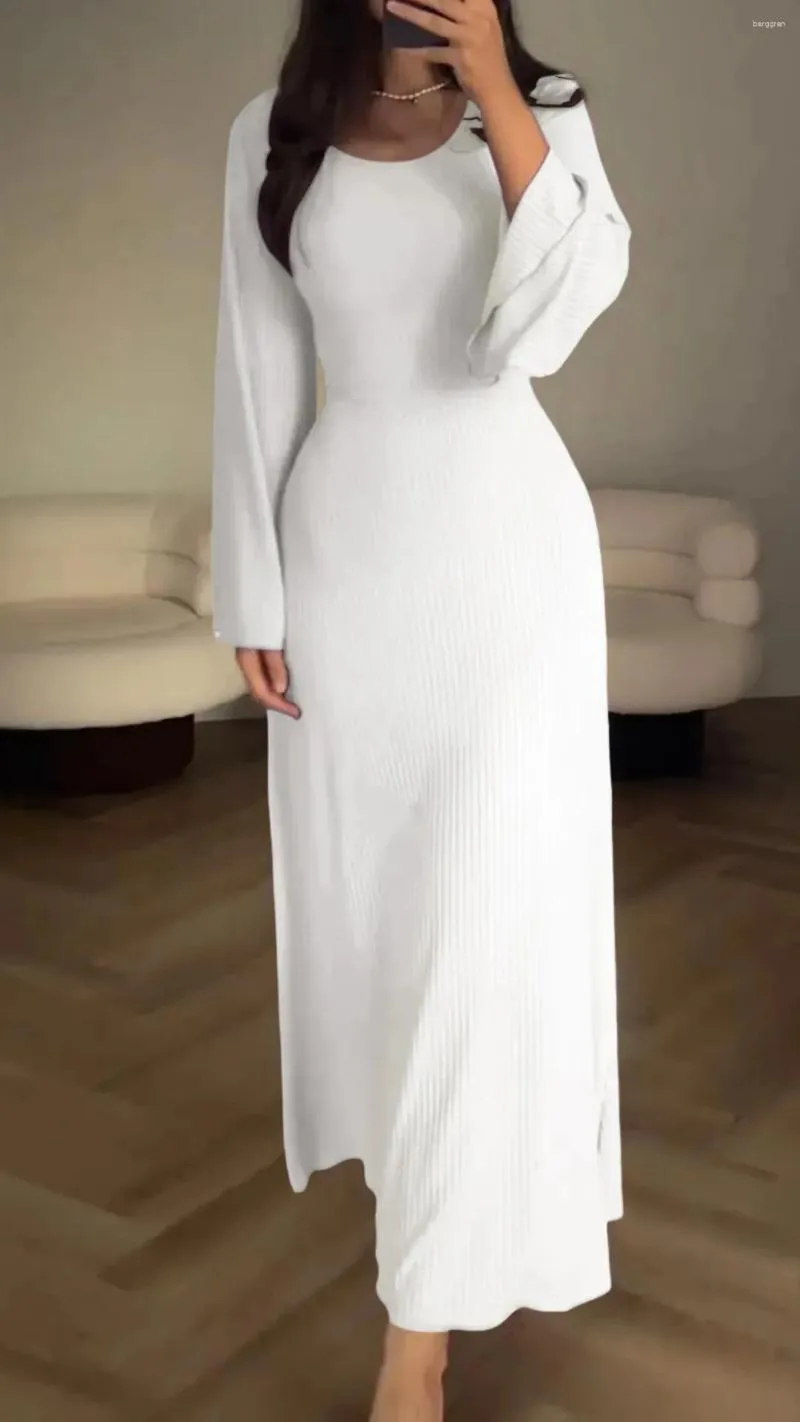Casual Women's Vintage Long Sleeve Hooded Maxi Dress with Peplum  Decoration, Polyester, Slim Fit, Ankle-Length from Dhgate Basic & Casual  Dresses - price 38.36