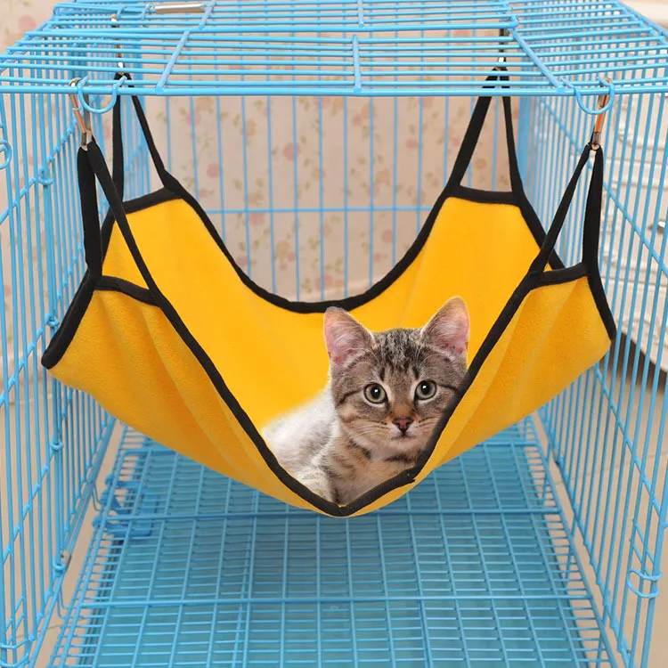 Hamac universel quatre saisons pour chat, suspendu, climatisation, nid de chat, balançoire, Double face, disponible en polaire, vente en gros