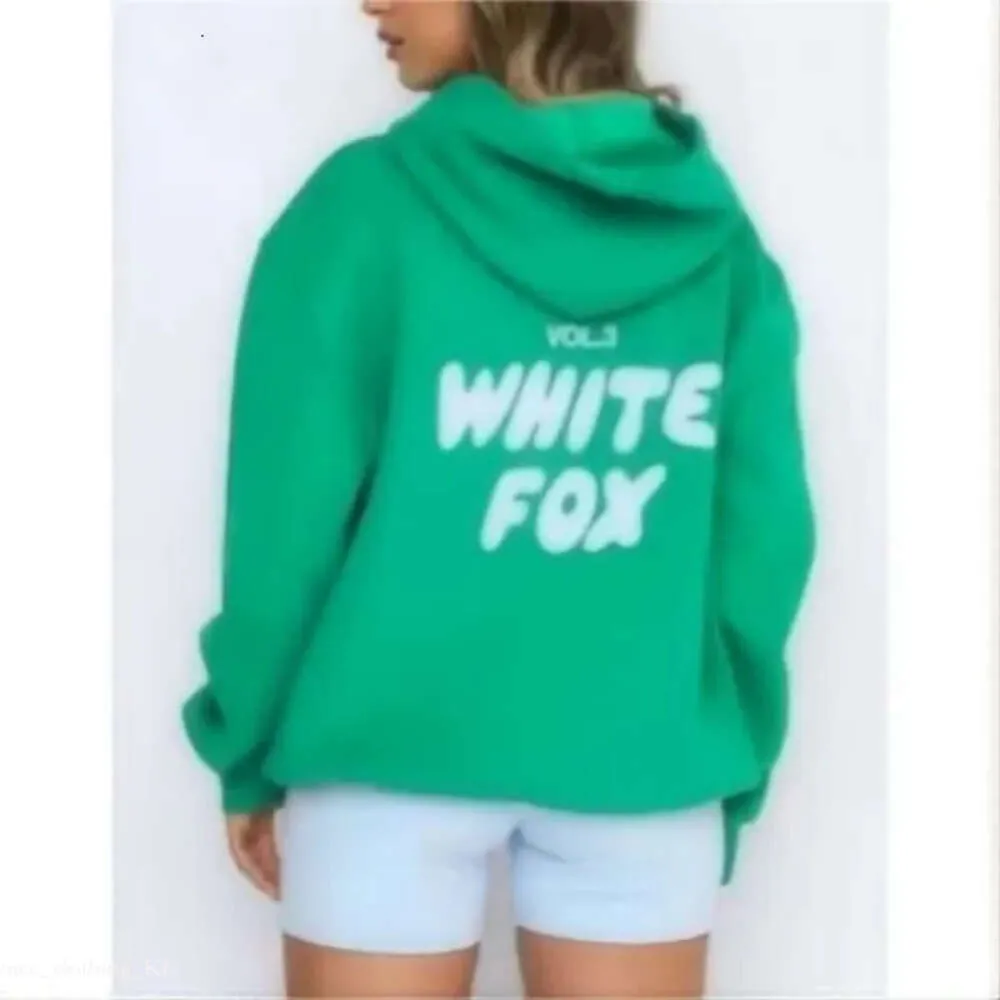 White Foxx Tracksuit Women XXL Zestaw odzieży Kobiety dwupoziomowy zestaw wiosenny jesień zima nowy zestaw bluzak