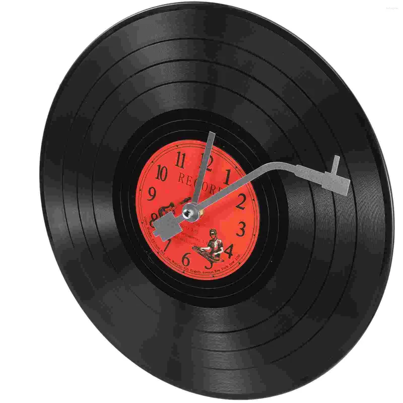 Wandklokken Record klok vintage creatieve prachtige platen stijlvolle decoratieve hangende plastic kantoor slaapkamer