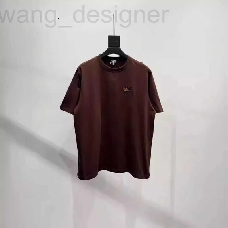 Herrt-shirts Designer Poison Family Rätt version Minimalistisk klassisk brev Broderi Advanced Round Neck Korean Edition Instagram Kort ärm T-shirt QHQ0