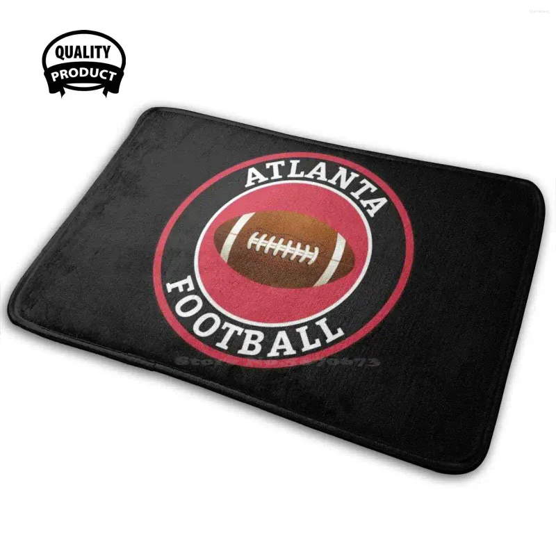 Tappeti Atlanta Football Fans American College University Sport Soft House Family Tappeto antiscivolo Tappeto sportivo